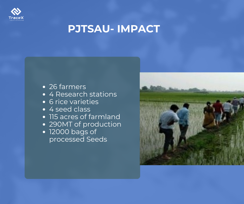 pjtsau seed traceability, pjtsau case study, seed supply chain, sustainable seed traceability