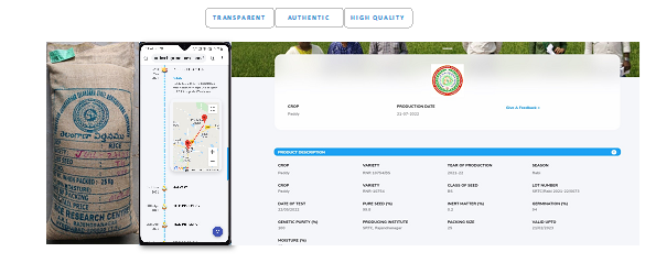 pjtsau seed traceability, pjtsau case study, seed supply chain, sustainable seed traceability, food traceability, food supply chain