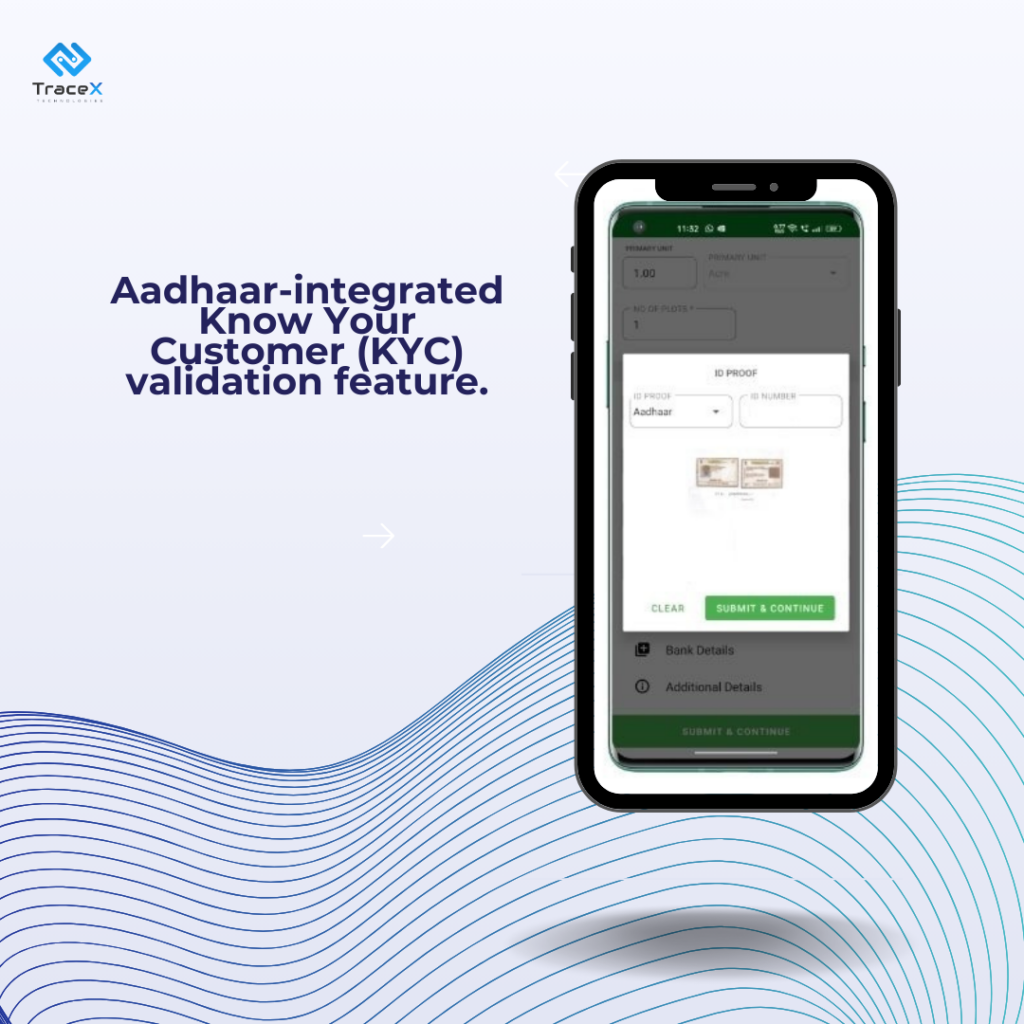 kyc feature, Integrated KYC Validation, KYC Validation, Farmer Onboarding with Integrated KYC Validation