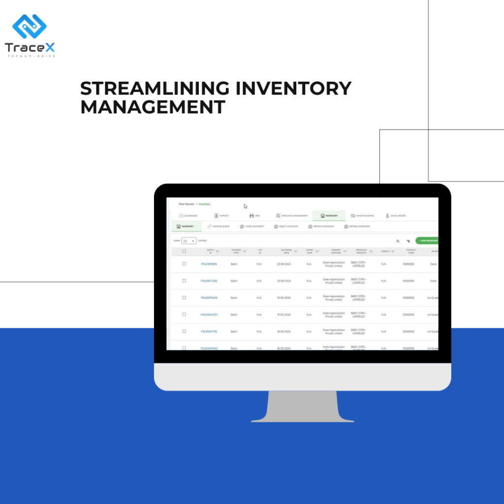 Inventory Management & Traceability